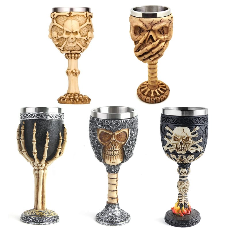 Copa de de vino, decoraciones medieval , vikingo